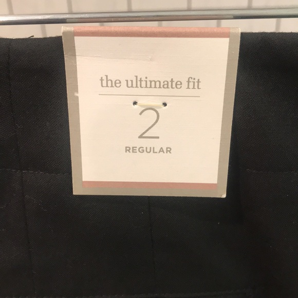 Chicos The Ultimate Fit Pants Womens 2 Regular  Alto Lexington Black NWT Classic - Picture 3 of 10